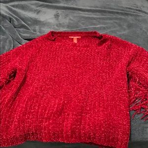 Red sweater